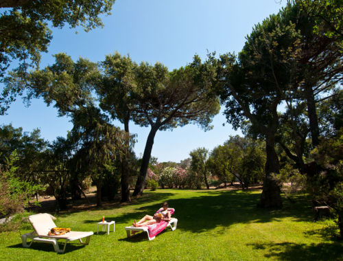 Parc dans résidence à Palombaggia Porto-Vecchio